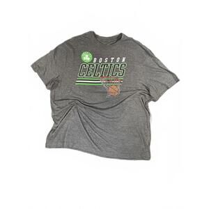 NBA Boston Celtics Graphic Dark Grey T-Shirt - Size 2XL Basketball Casual Sport